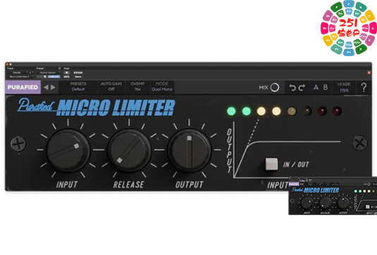 微型压缩限制器-Purafied Micro Limiter v1.0.2.1 BUBBiX-251编曲网