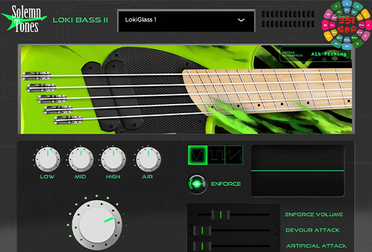 虚拟电贝斯音源 Solemn Tones The Loki Bass 2 Win-251编曲网