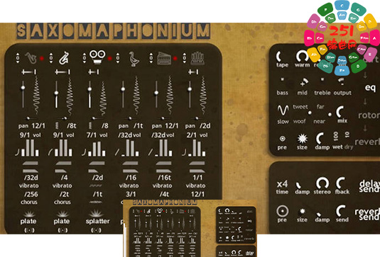 混合萨克斯音源 Sound Dust SAXOMAPHONIUM-251编曲网