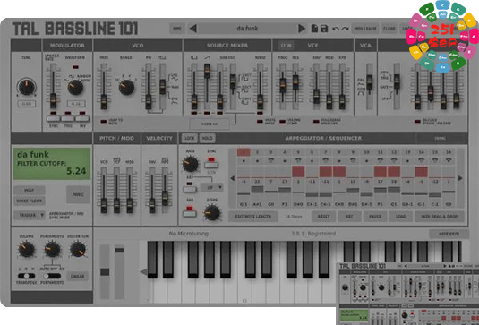 低音合成器 Togu Audio Line TAL-BassLine-101 v3.9.4 MacOS-MORiA-251编曲网