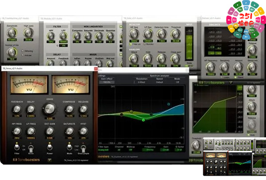 综合效果插件套装 ToneBoosters Plugin Bundle v1.8.6 R2R-251编曲网