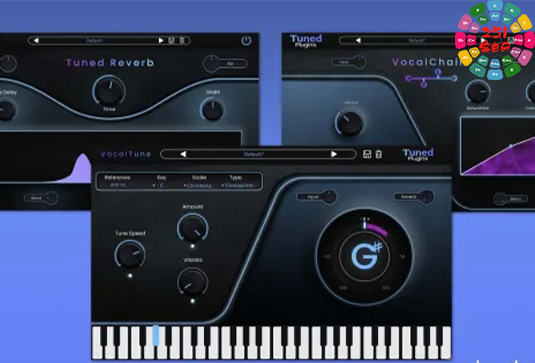 人声混音三件套 Tuned Plugins Everything Bundle v2024.10.10 （包含Vocal Chain Vocal Tune Tuned Reverb ）-251编曲网