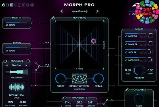 声音整形音效处理插件 Zynaptiq MORPH 3 PRO v3.2.1 R2R Win-251编曲网