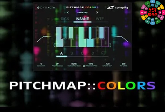 音调转换色染插件 Zynaptiq PITCHMAP COLORS v1.0.1 R2R Win-251编曲网