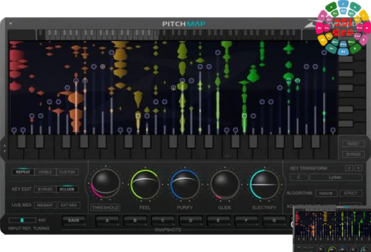 实时调音插件 Zynaptiq PITCHMAP v1.9.2 R2R Win-251编曲网