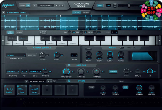 人声切片采样器 Antares Auto-Tune Slice v1.2.0 R2R Win （AutoTune）-251编曲网
