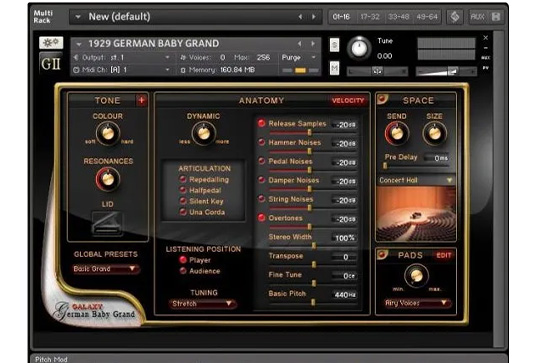 德国宝贝大钢琴音色库 Best Service Galaxy German Baby Grand v1.5-251编曲网