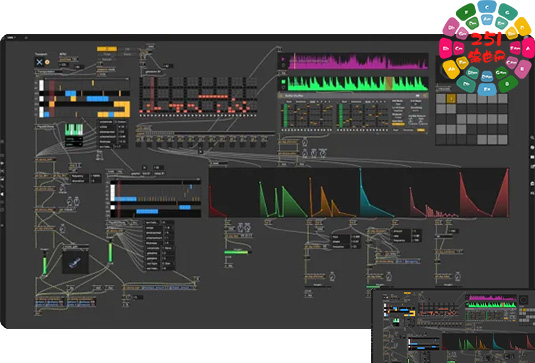 交互式音乐编程软件 Cycling 74 Max v9.0.0 R2R Win-251编曲网