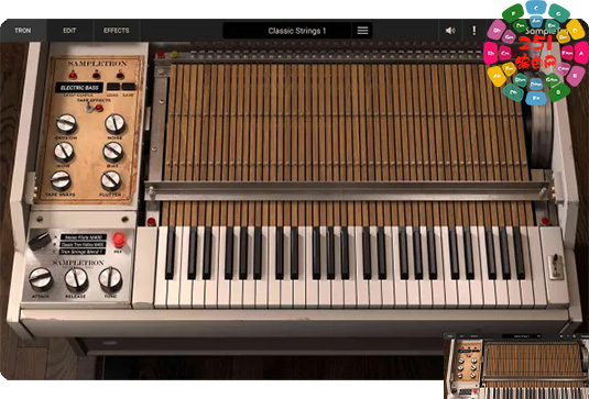 磁带模拟采样器 IK Multimedia SampleTron 2 v2.0.4 + Sound Content R2R Win-251编曲网