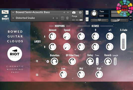 独特的吉他音源 Riot Audio Bowed Guitar Clouds-251编曲网