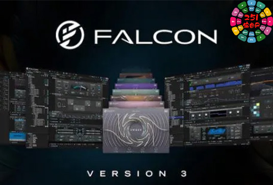 猎鹰合成器+原厂音色UVI Falcon v3.1.0+Factory Library Rev2 R2R Win-251编曲网