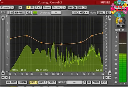 均衡效果器 Voxengo CurveEQ v3.15.0 R2R Win-251编曲网