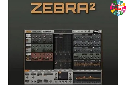 模块化合成器 u-he Zebra 2 v2.9.3 （uhe Zebra2 u he Zebra）-251编曲网