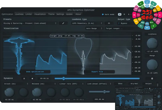 响度动态优化插件 APU Software APU Dynamics Optimizer v3.0.7 R2R-251编曲网