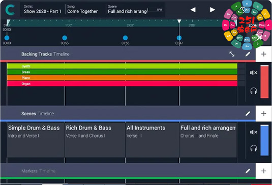 现场表演工作流程管理软件 Audio Modeling Camelot v2.2.13 R2R Win-251编曲网