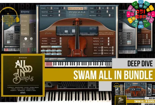 物理建模管弦乐音源套装 Audio Modeling SWAM Bundle v2024.11.2 CE Win （包含Cello Clarinets Double Bass Double Reeds Flutes Horns and Tubas Saxophones String Sections Trombones Trumpets Viola Violin）-251编曲网