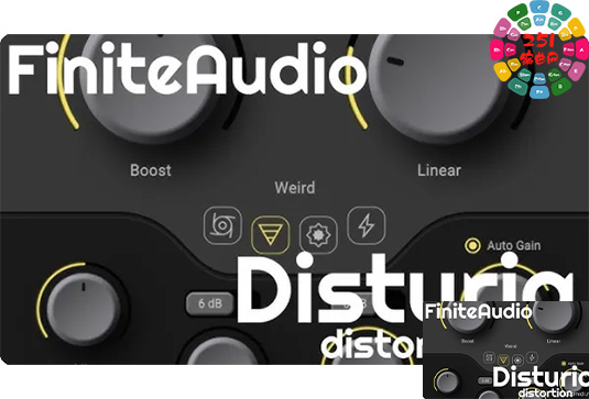 失真效果器 Finite Audio Disturia v1.0.0 R2R-251编曲网