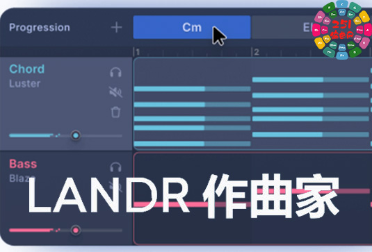 AI智能编曲作曲家插件 LANDR Composer v1.0.2 R2R Win-251编曲网