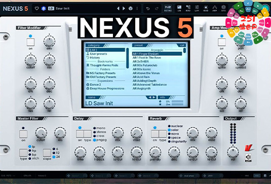 经典电子合成器 reFX Nexus 5 v5.1.5（包含原厂+拓展音色）-251编曲网