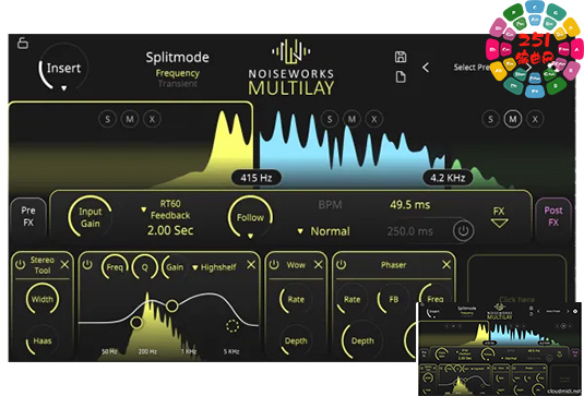 多频段瞬态延迟效果器 NoiseWorksAudio Multilay v1.0.1 REPACK Win （Noise Works Audio）-251编曲网