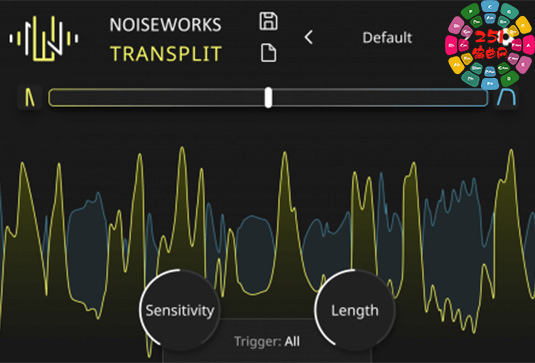 一键式瞬态分离处理器 NoiseWorksAudio TranSplit v1.0.0 REPACK Win （Noise Works Audio Tran Split ）-251编曲网