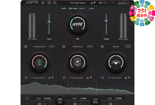 多段动态增强插件 Plugin Alliance ADPTR Hype v1.5.0-251编曲网