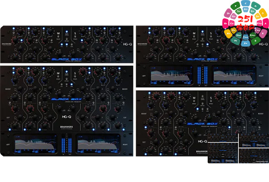 黑盒子插件套装 Plugin Alliance Black Box Analog Design Bundle 2024.12 MacOS-HCiSO （HG-2 HG-2MS HG-Q）-251编曲网