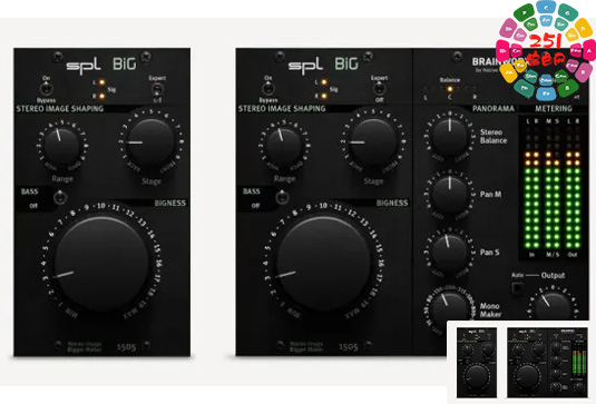 立体声扩展插件 Plugin Alliance Brainworx SPL BiG v1.0.0-251编曲网