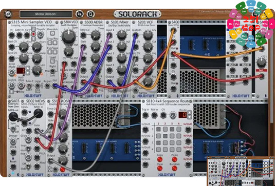 模块化合成器 SoloStuff SoloRack v2.2.1 R2R Win （Solo Rack）-251编曲网