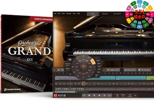 拓展钢琴音源 Toontrack Orchestral Grand EKX SOUNDBANK-251编曲网